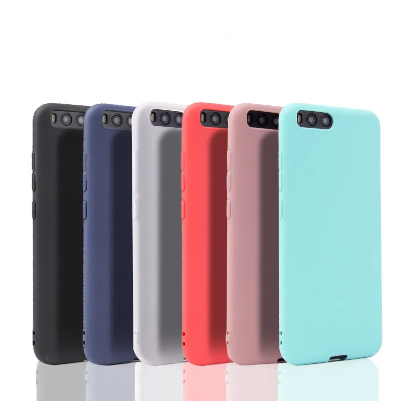 

Case for Xiaomi Redmi 6 6A 5 5A 4A 4X Note 3 4 Candy Solid color Cover Silicone TPU soft case for Xiaomi 5s Plus 6 A1 A2 8 SE