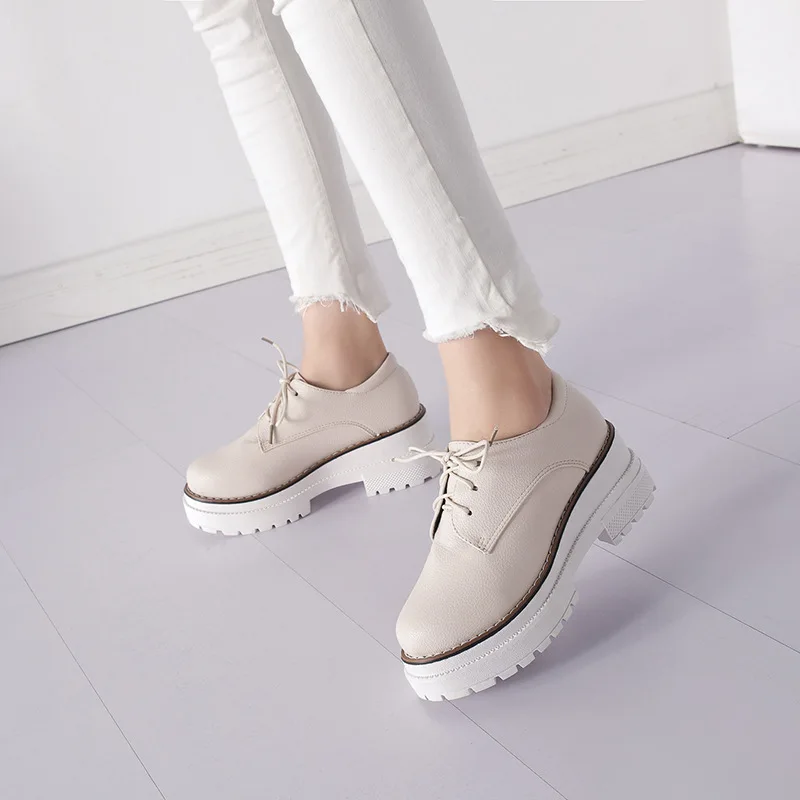 

shoes women Female Casual shoes Spring Autumn Flat Platform oxfords Ladies Shoes
