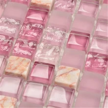 Сладкие конфеты розовый кристалл стекло микс мраморный камень мозаика плитка кухня щиток принцесса стиль девушка комната крыльцо картина стены