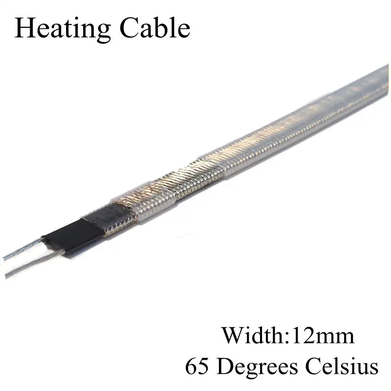 

Anti-freeze Frost Protection Heating Cable For Water Pipe/Roof 230V 12mm 65C Self Regulating Electric Heater Copper Wire
