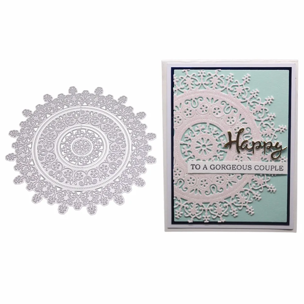 

Gowing Craft Dies 2019 New Flower Frame Set Metal Steel Cutting Dies Cuts For DIY Scrapbooking Paper/photo Card Embossing Dies