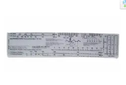 Профессиональные медицинские кардиоэлектрических потенциал шкале Линейки Линейка пульса электрокардиограмма измерения l25 * w5 см