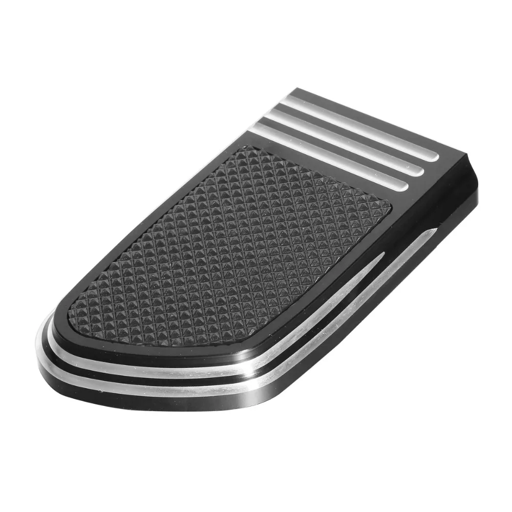 Черные педали тормозных колодок для Harley Davidson Street 500 XG500 Dyna Wide Glide Softail Breakout CVO Fat Bob Low