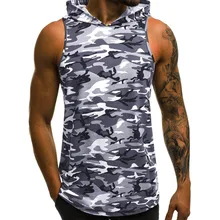 Мужской Топ с капюшоном, одежда для спортзала, повседневный Тонкий Топ без рукавов с надписью, топ с капюшоном, ropa рубашка мужская, топ, бодибилдинг