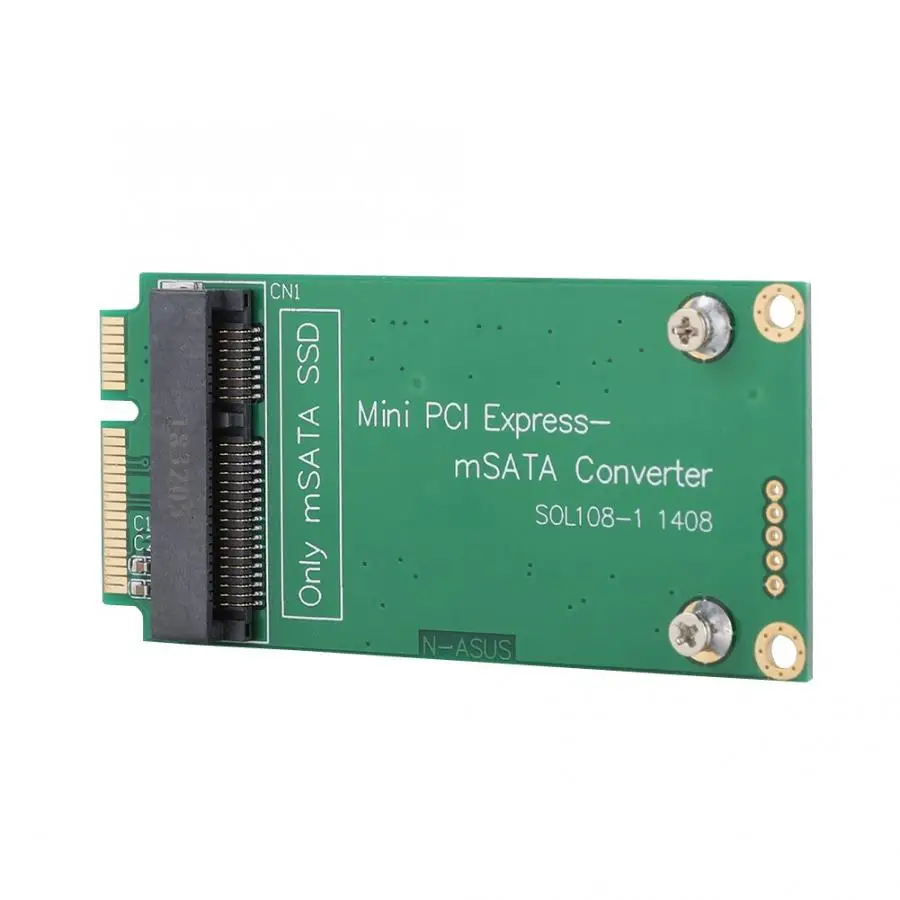 MSATA SSD для SATA Mini PCIE SSD Riser Card адаптер конвертер для ноутбука ASUS