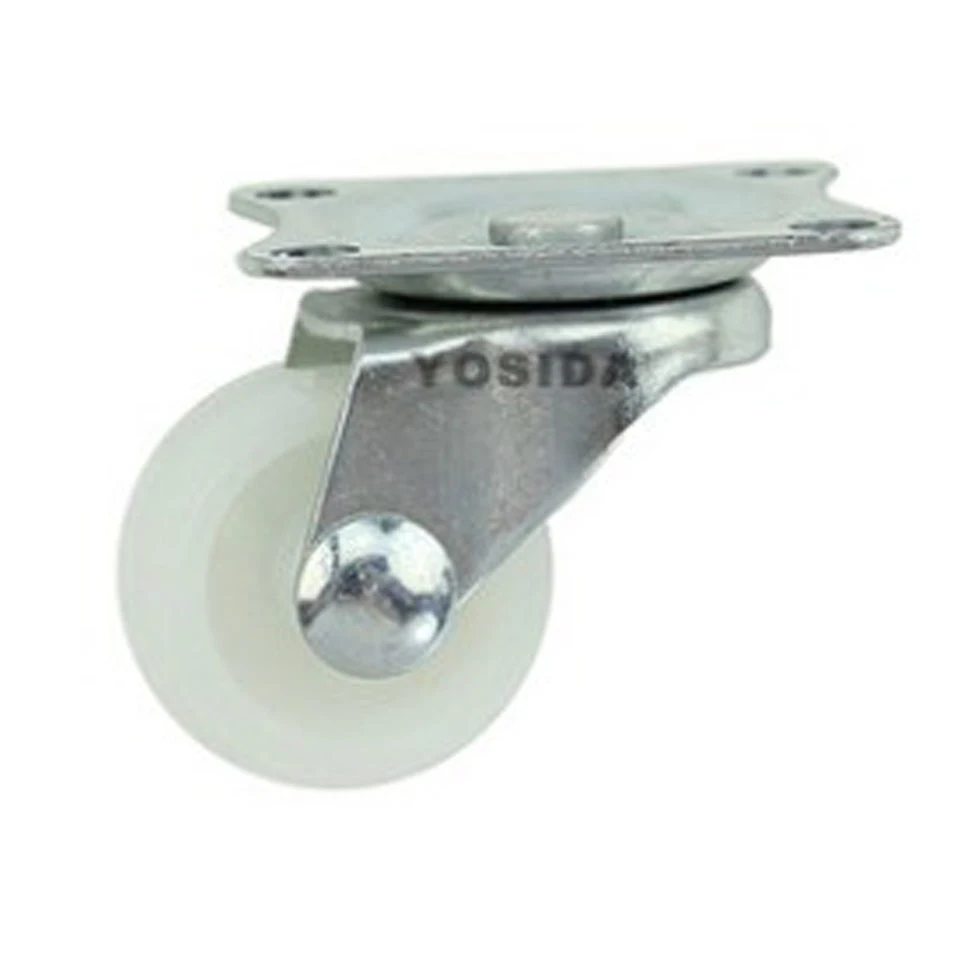 New 1.25'' Durable Nylon Rubber Swivel Castor Wheels Furniture Rolling