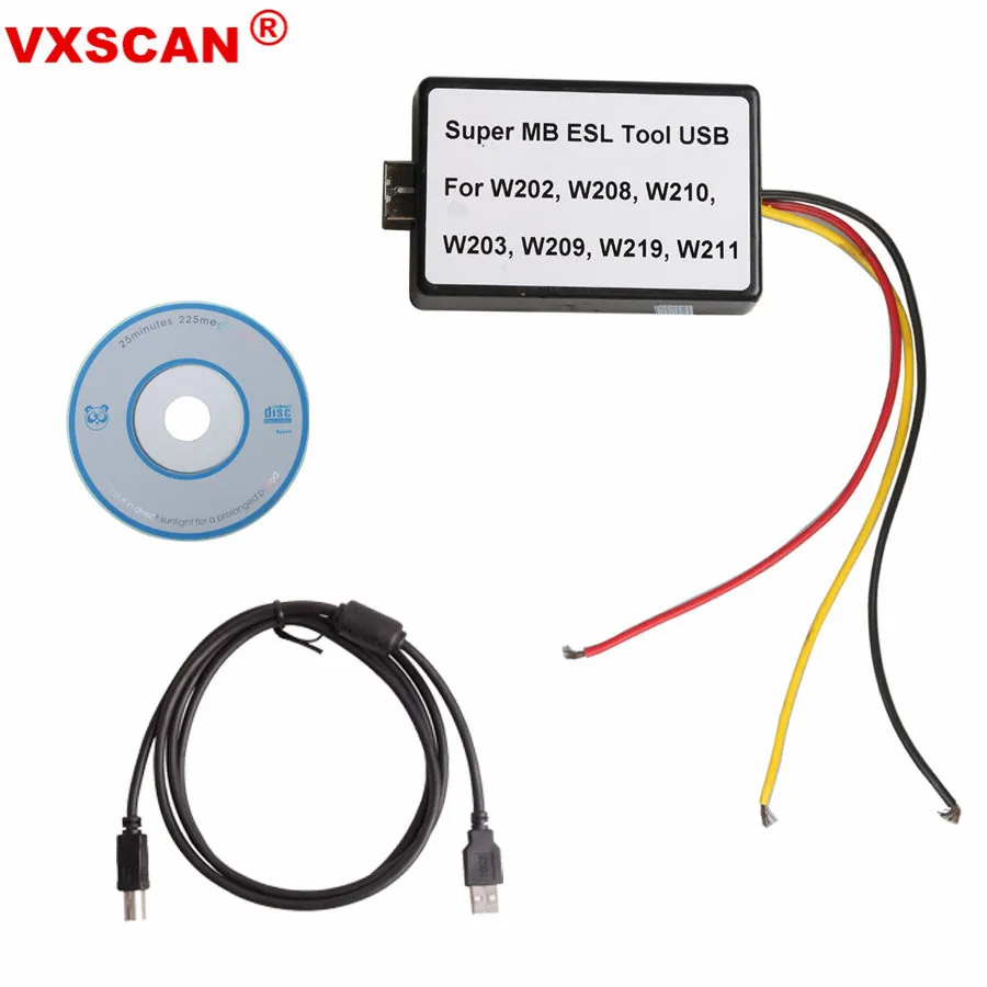 Цена за Супер MB ESL USB инструмент для W202/W208/W210/W203/W209/W219/W211 Цена за Супер MB ESL USB инструмент для W202/W208/W210/W203/W209/W219/W211