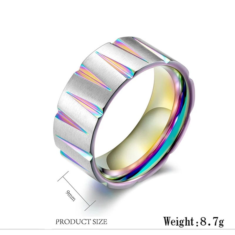 Властные мужские кольца 8 мм обручальное кольцо из чистого карбида титановое кольцо для помолвки для мужчин матовый мате центр ювелирных изделий