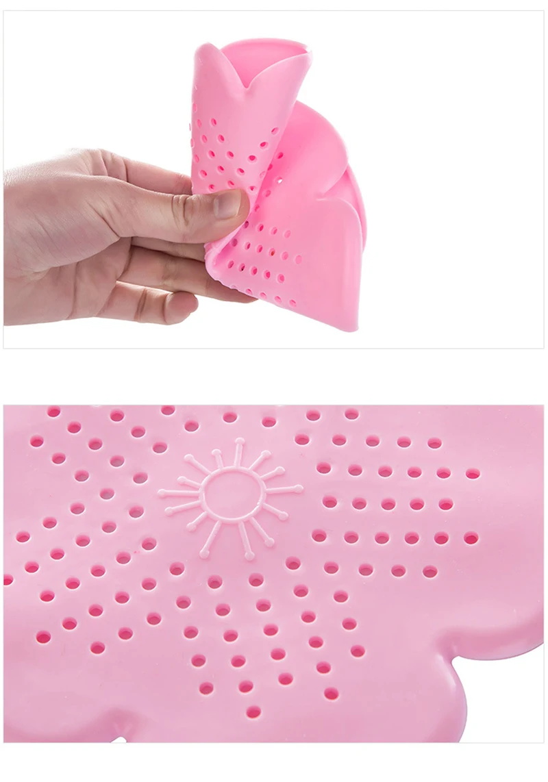 Meltset 1 шт. вишневый цвет кухонный канализационный фильтр для раковины слив волос дуршлаги сетка для удаления остатков волос инструменты для уборки ванной комнаты