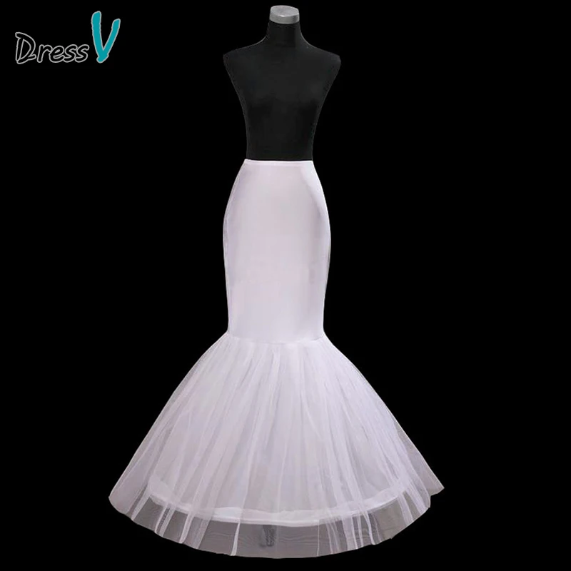 Fish Tailing Mermaid Wedding Petticoat Gauze Jupon Slip Underskirt for
