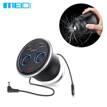 MEIDI Cup автомобильное зарядное устройство 3.4A Dual USB Автомобильное зарядное устройство адаптер прикуривателя многофункциональный дисплей напряжение для телефона gps зарядное устройство