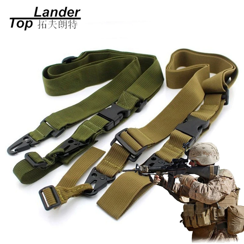 Tactical Gun Sling Belt 3 Point Adjustable Rifle Tactical Hunting Belt