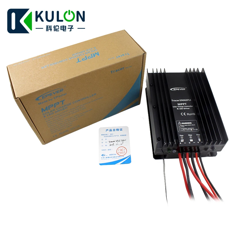 EPEVER Tracer3906EPLI 15A 12 В 24 литиевая батарея MPPT контроллер солнечной зарядки с драйвером