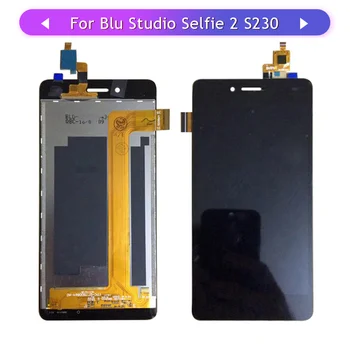 

3PCS For Blu Studio Selfie2 S230 LCD Display Touch Screen Assembly Glass Panel Digitizer Touch Sensor replacement for Blu S230