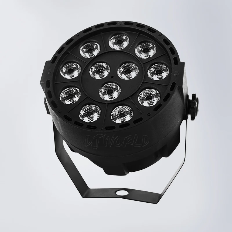 Светодиодный плоский Par 54x3 Вт RGBW освещение стробоскоп DMX DJ мыть диско профессиональное освещение для сцены DMX контроллер эффект
