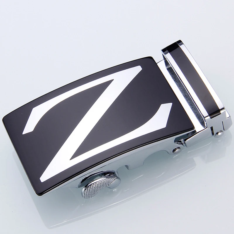 Classic Men Belt Buckles Automatic Metal Fashion Letter Z Alloy Ratchet