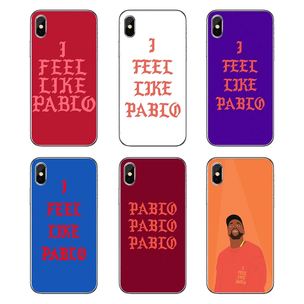 

For LG G7 Q6 Q7 Q8 Q9 V30 X Power 2 3 For OnePlus 3T 5T 6T Soft Transparent Shell Covers Kanye West I FEEL LIKE PABLO