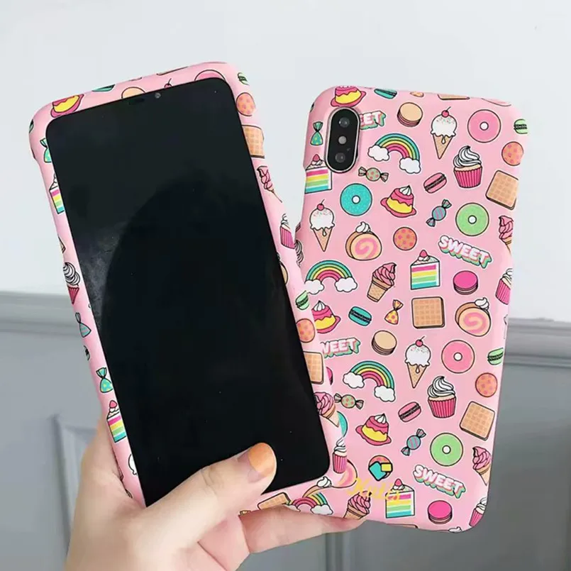 Защитный чехол для iPhone XR XS max 360 градусов передняя + задняя Матовая крышка Модный