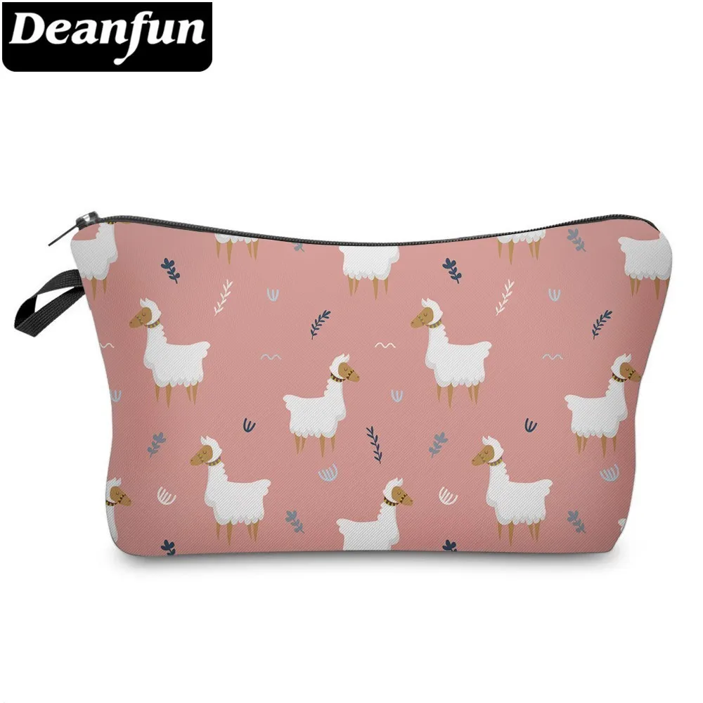 Deanfun Ctue Альпака макияж сумки 3D Печатных Сердце Новая мода женщин косметический