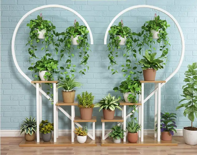 

Living room shelf multi-layer indoor special price save space home appliance green luo much meat and iron art condole orchid fra