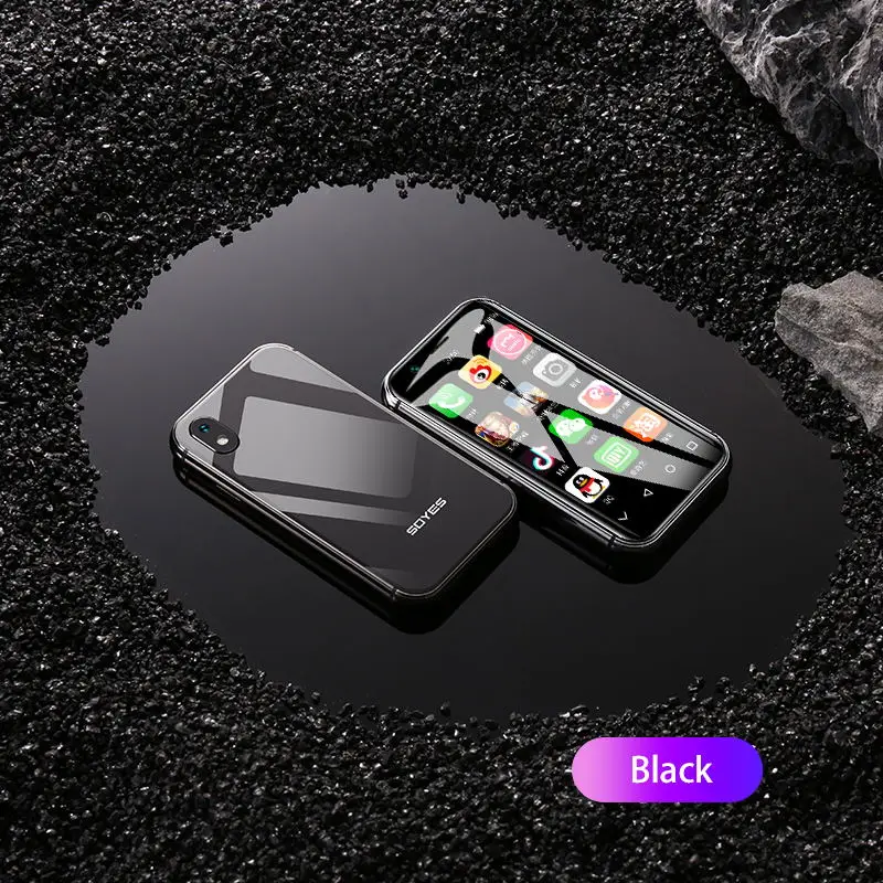 Sono SOYES XS все Netcom 4G Android система Смарт мини мобильный телефон ультра-тонкий ультра-телеком мобильный телефон новая машина - Цвет: black