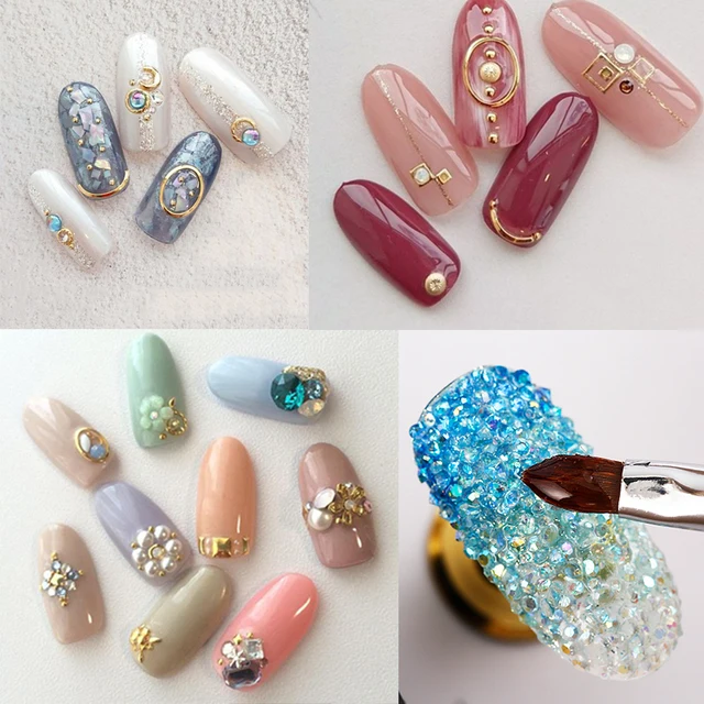 MSHARE 3D Top Coat UV LED Gel Rhinestones No Wipe Topcoat Without Sticky Layer Water Drop 50ml 5