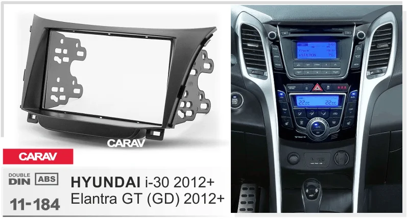 CARAV 11-780 Car Radio Installation Trim Fascia Panel