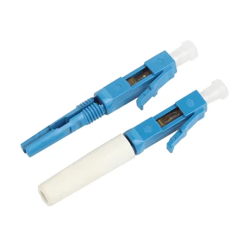 

50 pcs Field Quick Assembly LC UPC MM 50/125 Fiber Optic Fast Connector