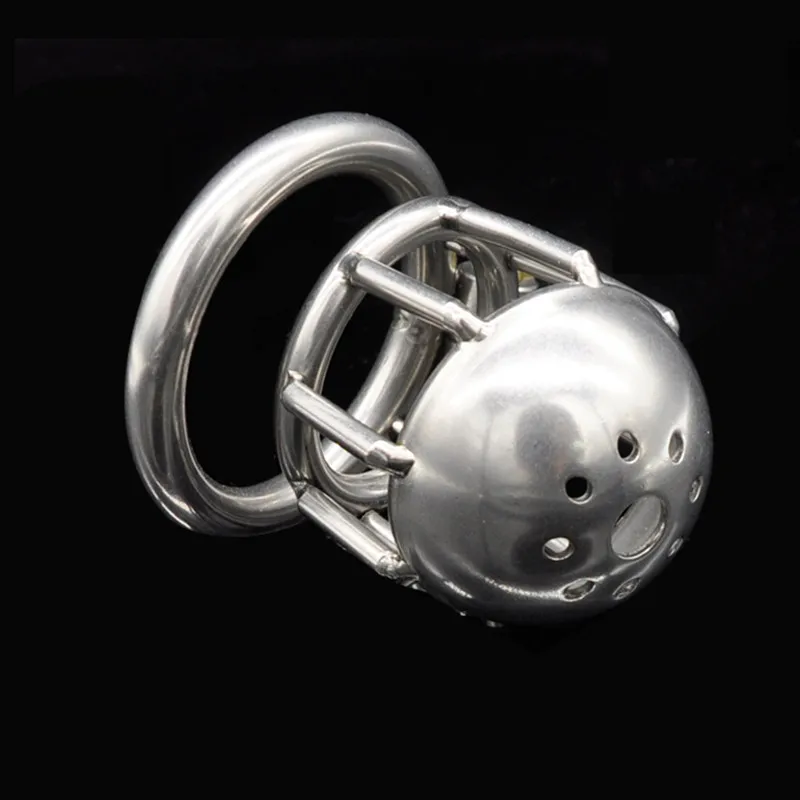 New 304 Stainless Steel Cock Lock Male Chastity Device Man Bondage Dick Cage Chastity Belt Penis Ring Adult Game Sex Products