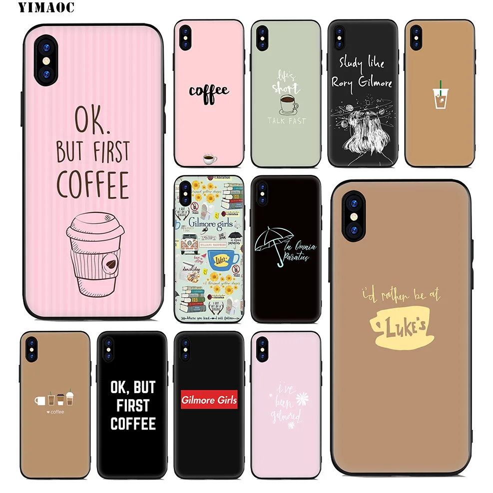 YIMAOC Gilmore девушки Кофе Мягкий силиконовый чехол для iPhone 11 Pro Xr Xs Max X или 10 8 7 6 6S Plus 5 5S