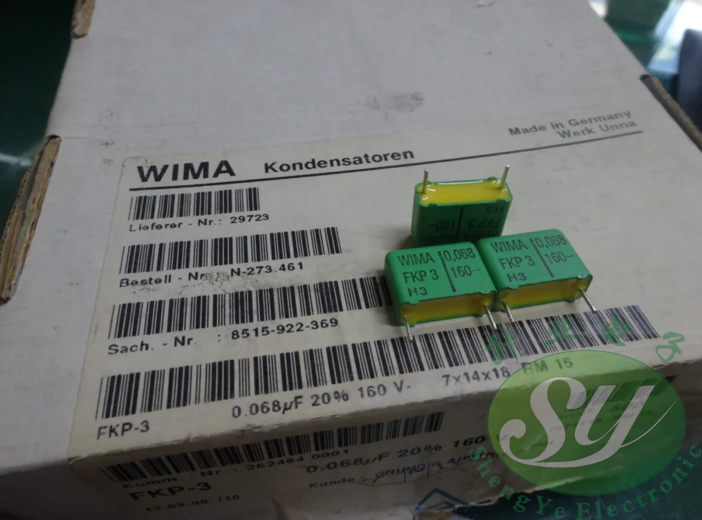

2020 флейта 10 шт./20 шт. WIMA FKP3 серии 0,068 мкФ/160V 68nf 683 новый пленочный конденсатор 15 мм, звуковая флейта