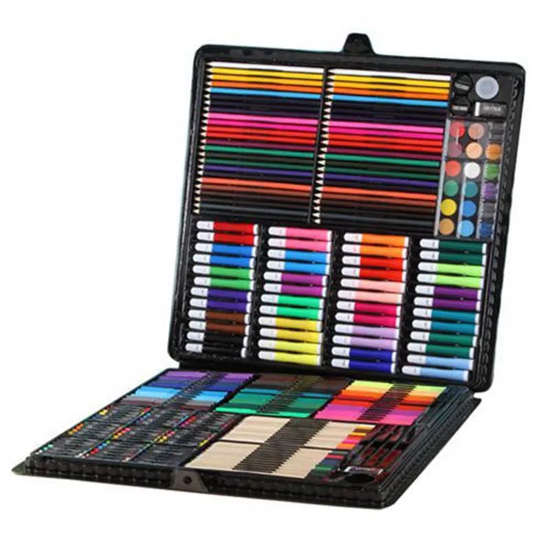 

258 Pieces Set Children Painting Set Drawing Tool Brush Elementary Water Color Pen Art Markers Learning Supplies Drawing Toy Set