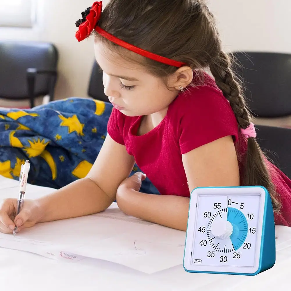 Cena Przenośny 60 minut wizualne zegar kuchnia cichy zegar narzędzia do zarządzania dla dzieci dorośli w klasie odliczanie zegary ścienne