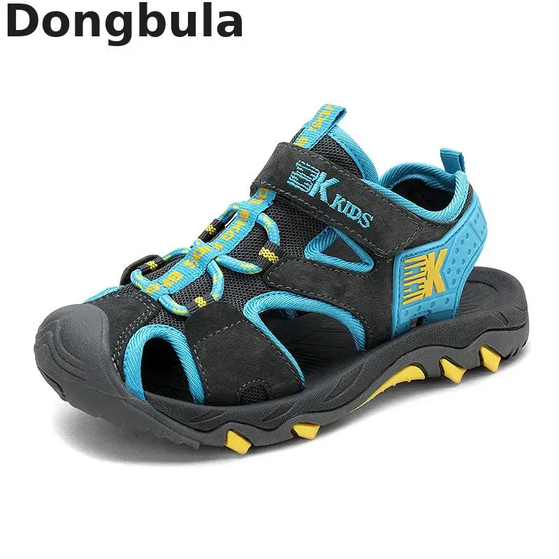 

2019 Baby Boy Sandals New Summer Sandals For Grils Mesh Breathable Hollow Kids Beach Shoes Outdoor Non-slip Casual Sports Shoes