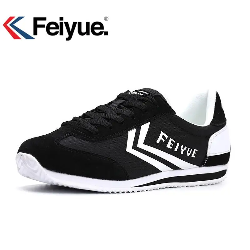 Feiyue X skfeiyue обувь новая обувь из натуральной кожи обувь кунг-фу обувь для боевых искусств и Женские кроссовки, обувь для тренировок - Цвет: Black shoes