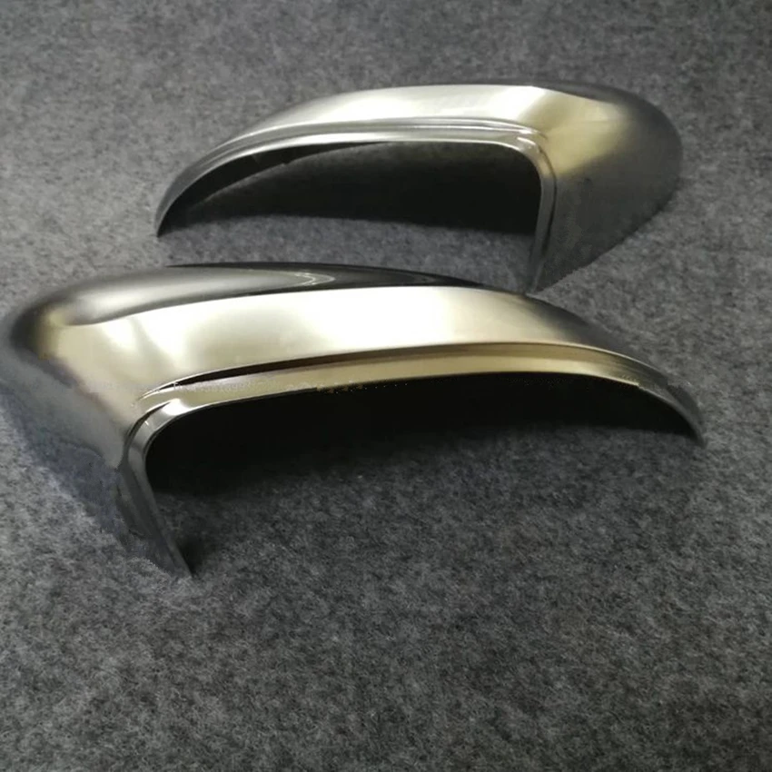 

Matt Chrome Mirror Cover Rearview Side Mirror Cap Housing For VW Passat B8 Euro