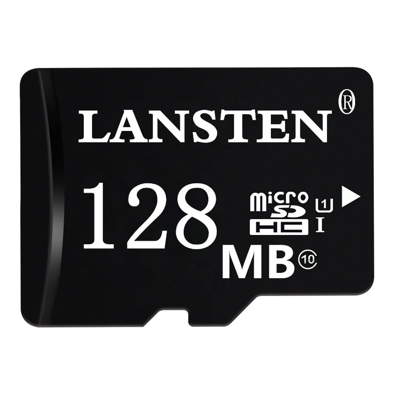 2017 LANSTEN Micro SD Card 128MB Class 2 Real Capacity Memory Card One
