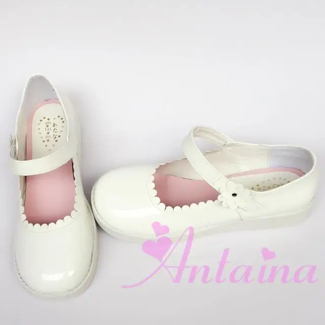 Japanese-Harajuku-Low-Chunky-Heels-Flounce-Trim-Simple-Mary-Jane-Lolita-Shoes-Flats-Kawaii-School-Girls-Shoes-7