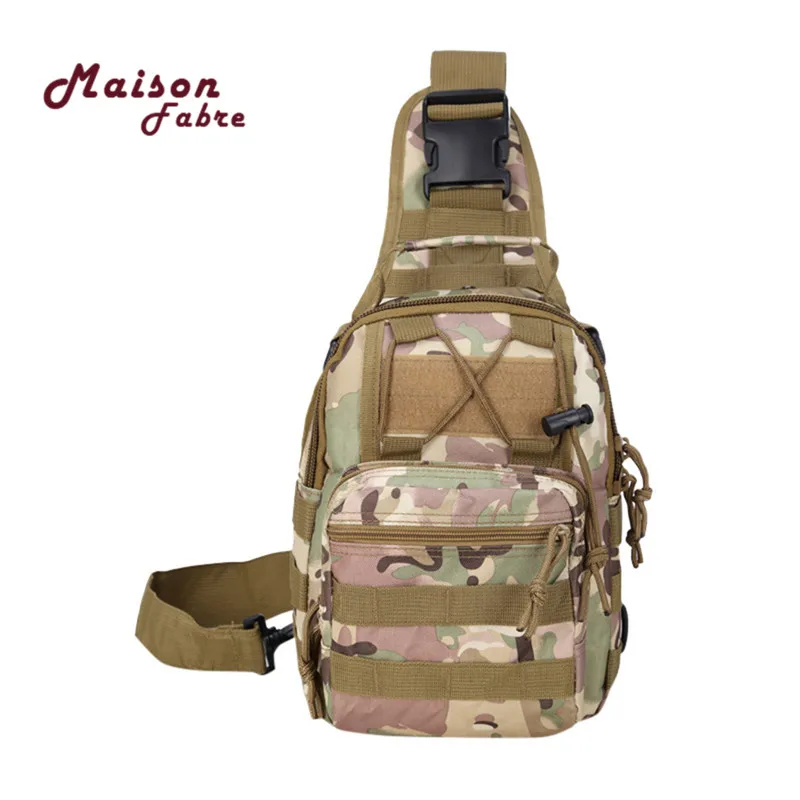 Brand New Men Vintage Canvas Leather Satchel Shoulder Sling Chest Pack Bag Waterproof Nylon Camouflage bolsos