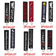 Новейший модный брелок chaviro Para Moto, ювелирный брелок с вышивкой, брелок для ключей, брелок для автомобиля и мотоцикла