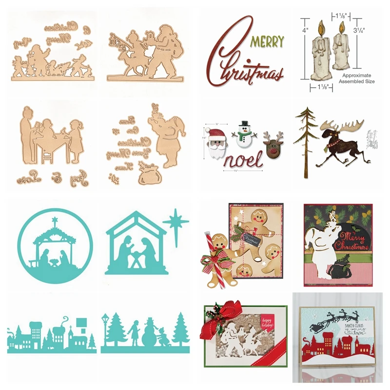 

Christmas Jesus Envent Metal Cutting Dies Stencil For DIY Scrapbook Christmas Decro Embossing Paper Craft Die Cutting Template