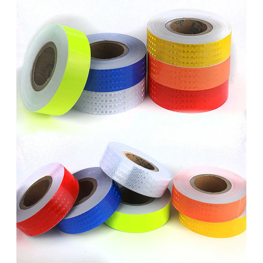

Reflective Tape Stickers 5*300cm Car Styling Safe Material Safety Warning car stickers