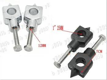 

New Motorcycle 1" 25mm Handlebar 2" Risers For Honda Shadow Spirit Sabre Aero ACE Steed VLX 400 600 1100 DLX VTX1300 1800 Magna