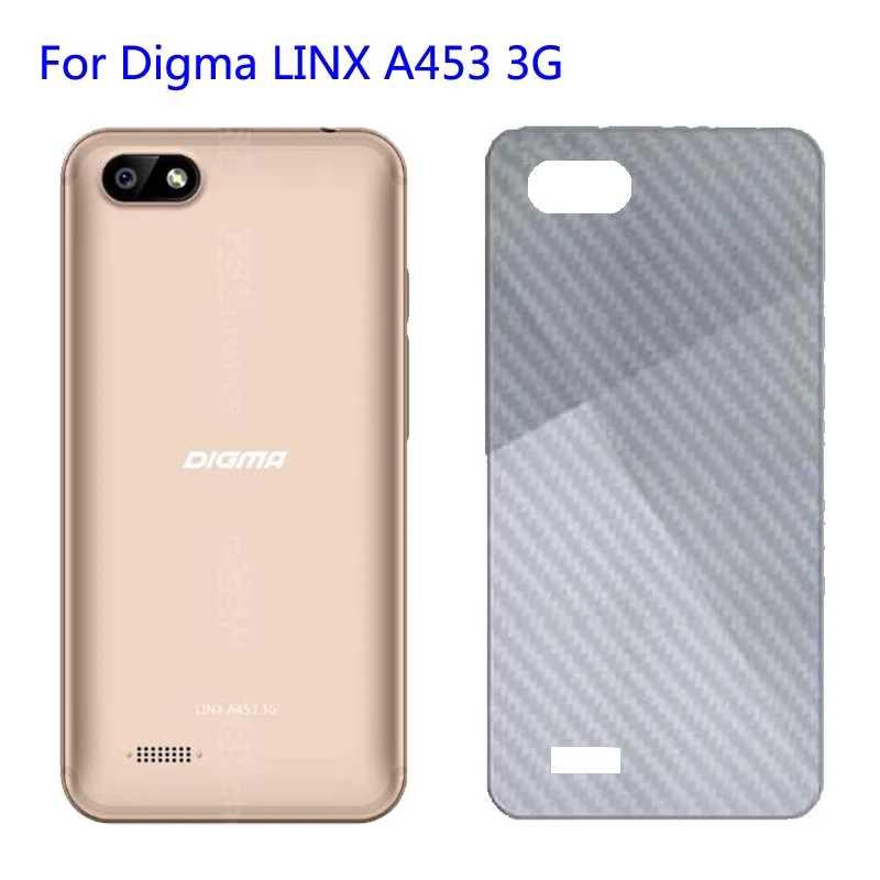 

2pcs Screen Protector Carbon Fiber Back Film Cover Digma Linx C500 3G Back Film S502F A452 A500 Z510 XS350 G450 A400 S501 A420
