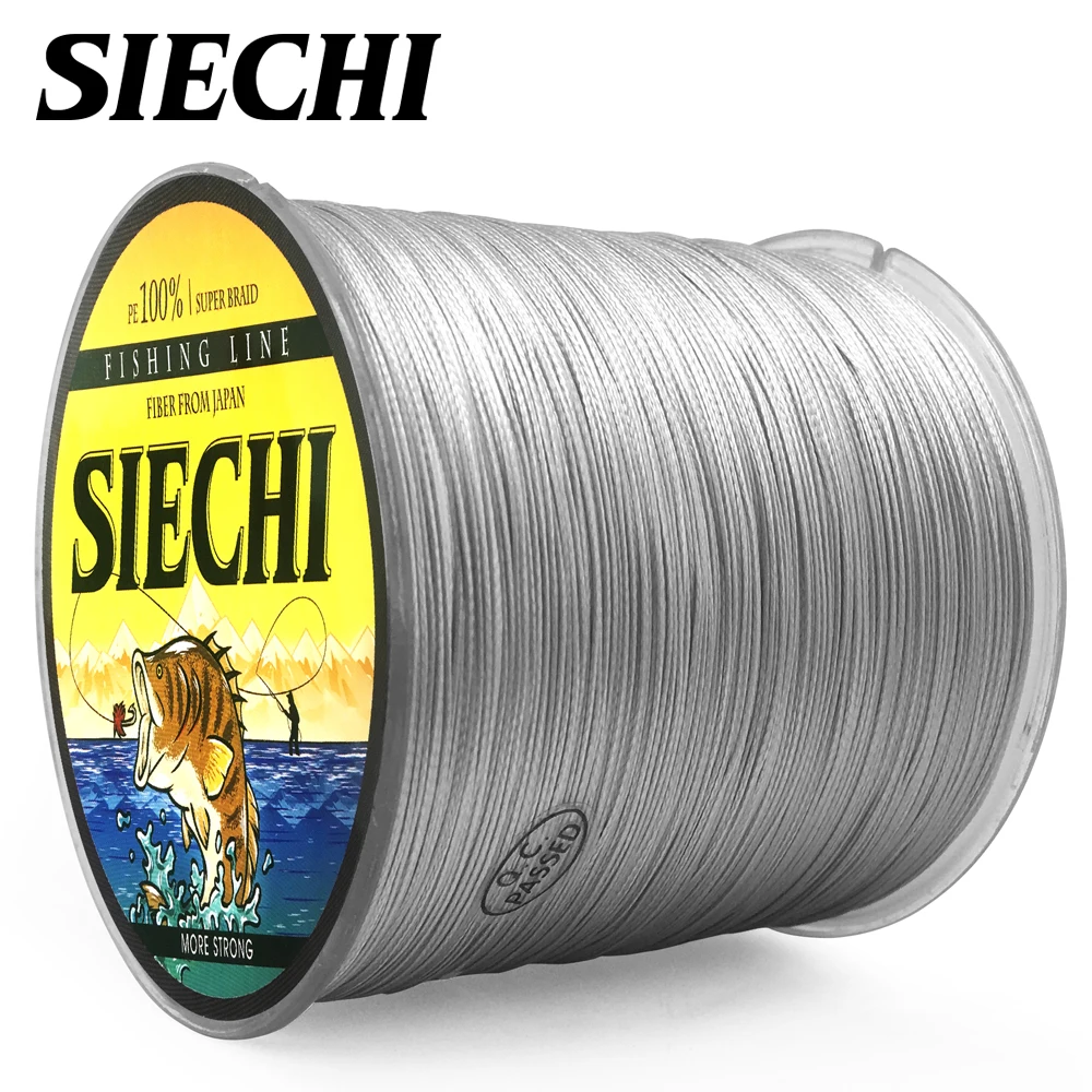 SIECHI 6 цветов рыболовная леска 8 нитей рыболовный шнур для карпа 500 м PE Pesca плетеная леска прочная рыболовная леска 20-88 фунтов