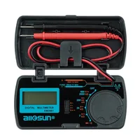 Digital Multimeter Pocket Size DC AC Voltage Tester Multi Tester Mini Amp Ohm Meter Auto Range 1