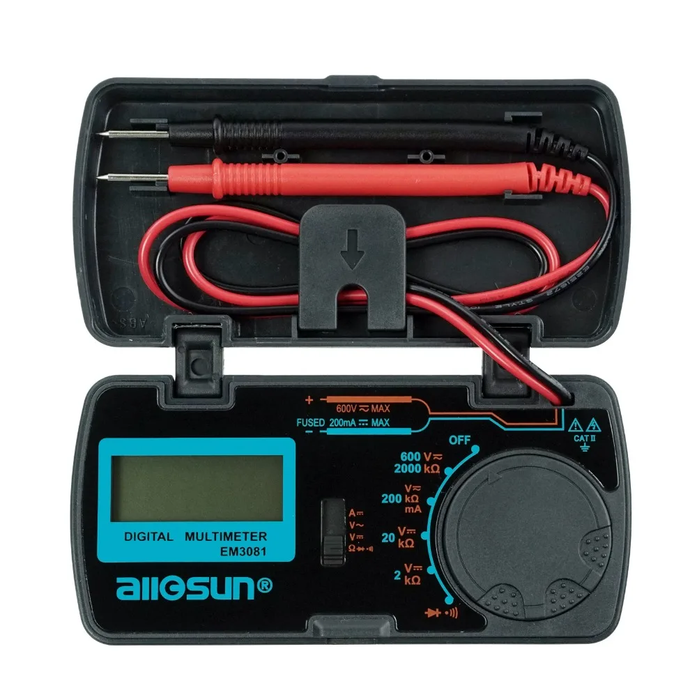 

all-sun EM3081 Autorange digital multimeter 3 1/2 1999 low battery indication overload protection MULTIMETER automotive tester
