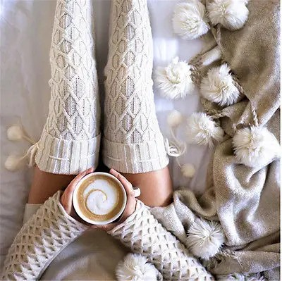 Женские Хлопковые гольфы высокого качества плотные теплые гольфы|thigh high knee socks|high