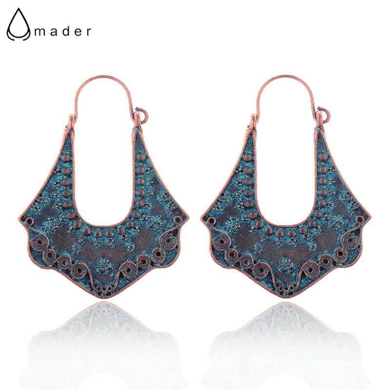 

Amader Geometric Bohemian Bronze Drop Earrings Women Vintage Retro Irregular Charm Earrings Eardrop Fashion Jewelry HQE635