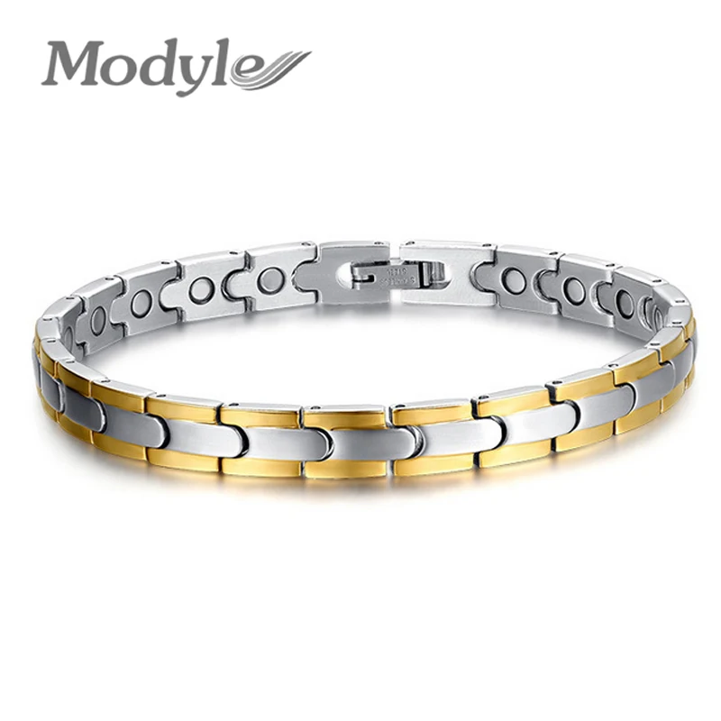 Модный браслет Modyle золотого цвета ювелирные изделия энергетические